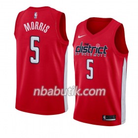 NBA Mænd Trøje Washington Wizards Markieff Morris 5 2018-19 Nike Rød Swingman